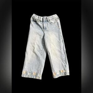 GAP DENIM 3T girls embroidered jeans